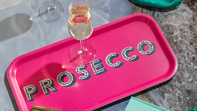 Jamida of Sweden Tablett Prosecco Pink | 43x22 cm