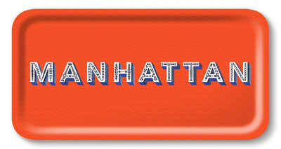 Jamida of Sweden Tablett Manhattan Orange | 43x22 cm