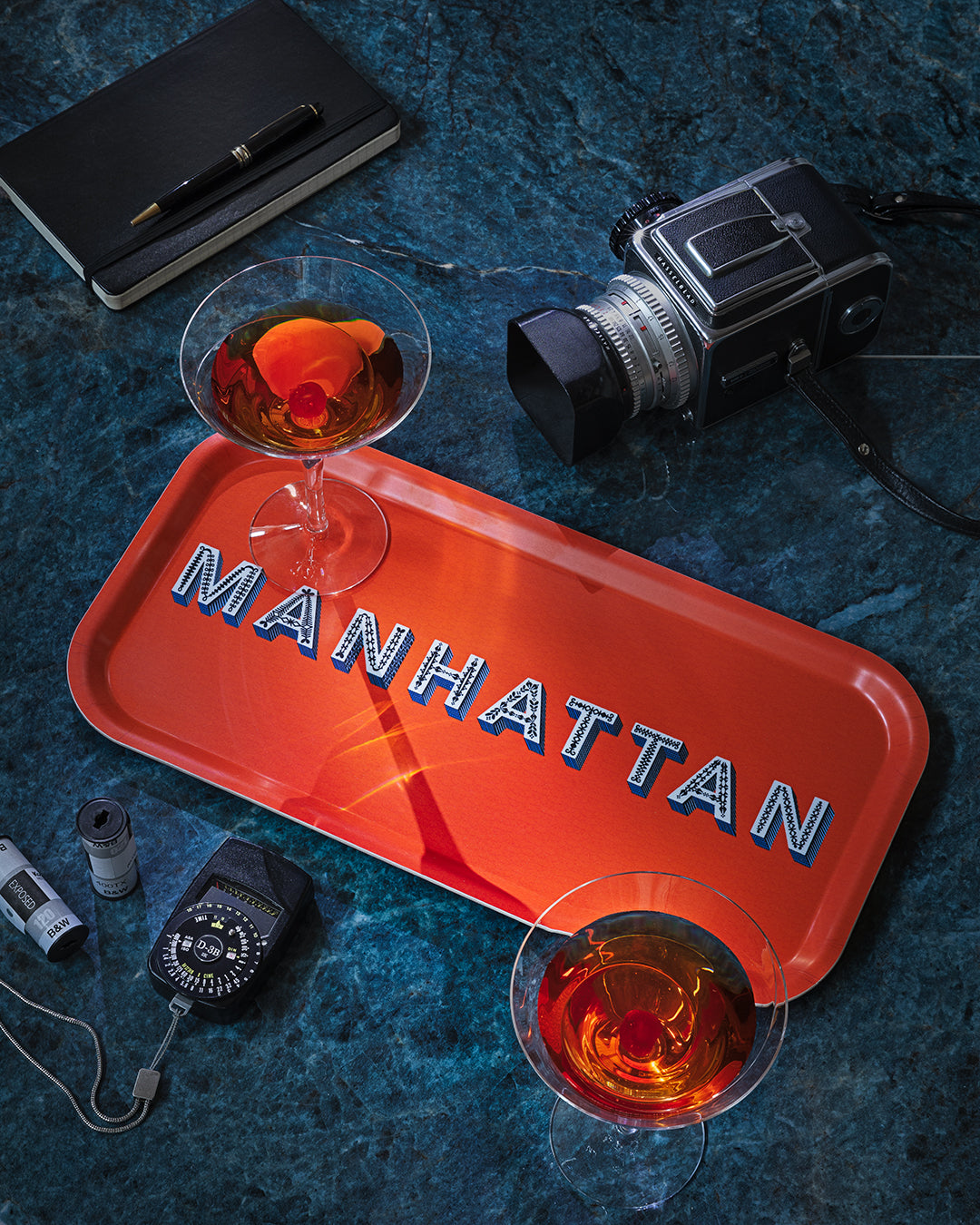 Jamida of Sweden Tablett Manhattan Orange | 43x22 cm