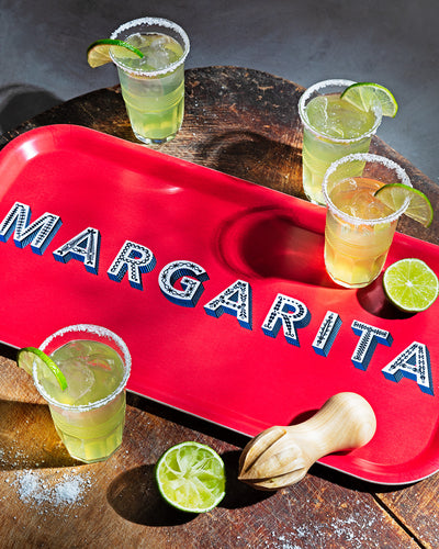 Jamida of Sweden Tablett Margarita Rot | 43x22 cm