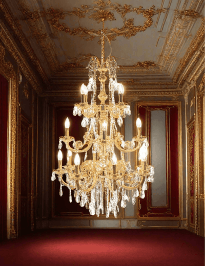 Abhika 16-flammiger Kronleuchter Chandelier Royal | H 120 cm