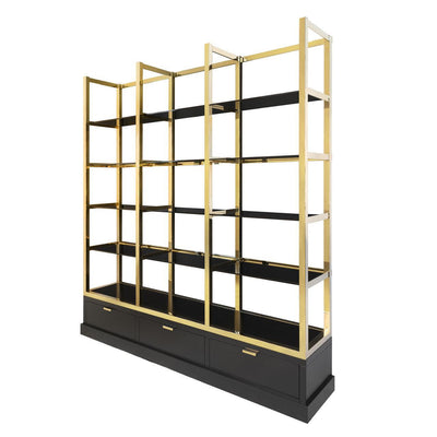 Abhika Bücherregal Jacqueline Gold | 223x240 cm