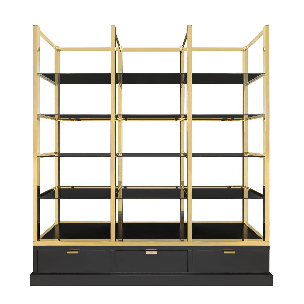 Abhika Bücherregal Jacqueline Gold | 223x240 cm