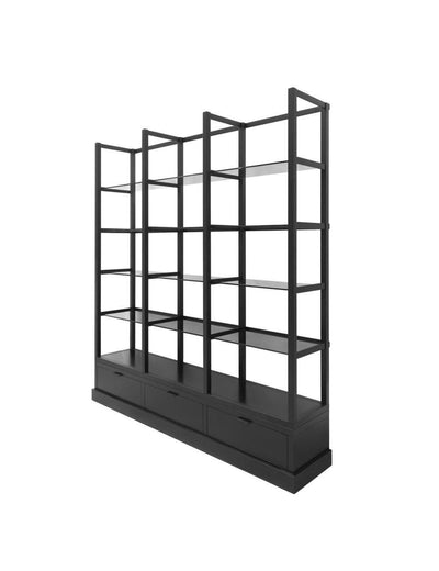 Abhika Bücherregal Jacqueline Schwarz | 223x240 cm
