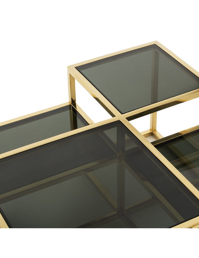 Abhika Couchtisch Levels | Gold