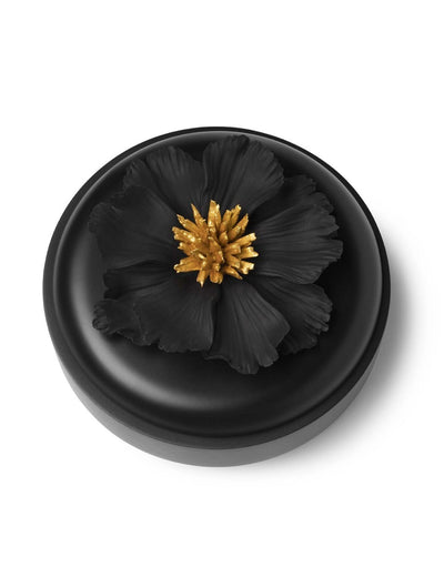 Abhika Dose & Aufbewahrungsbox Peony klein | Schwarz