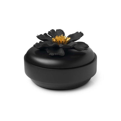 Abhika Dose & Aufbewahrungsbox Peony klein | Schwarz