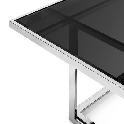 Abhika Glas-Esstisch Massy | 180x90 cm