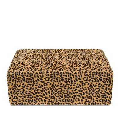 Abhika Hocker Ottomane Gotha | Leopardenmuster