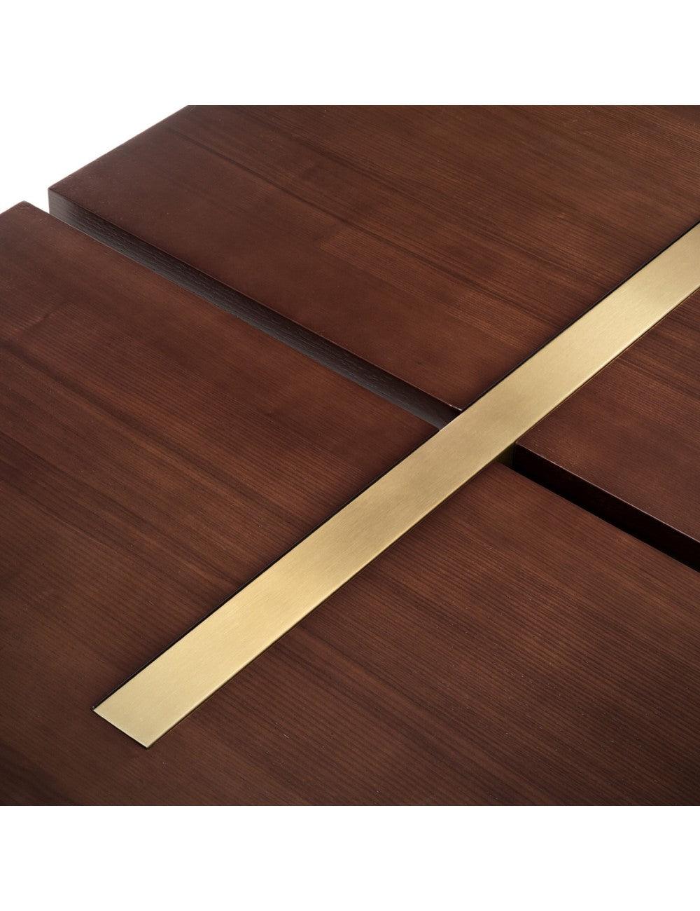 Abhika Holz-Esstisch Reddy | 215x102 cm
