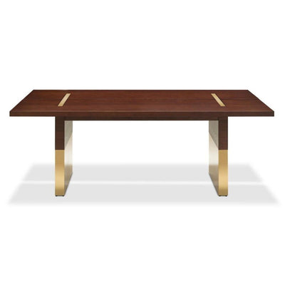 Abhika Holz-Esstisch Reddy | 215x102 cm