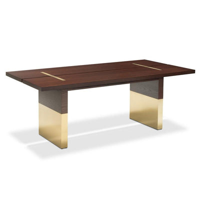 Abhika Holz-Esstisch Reddy | 215x102 cm
