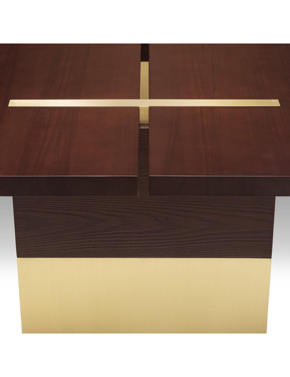 Abhika Holz-Esstisch Reddy | 215x102 cm