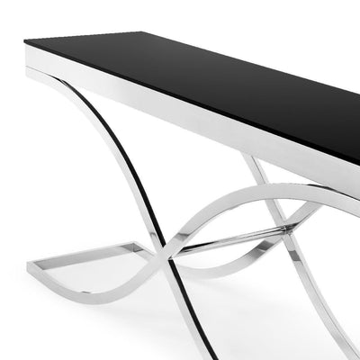 Abhika Konsolentisch Garda Silber | 180x50 cm