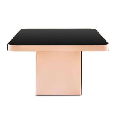 Abhika Quadratischer Esstisch Rome Roségold | 130x130 cm