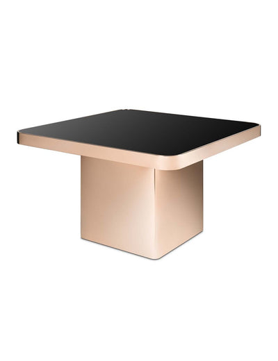 Abhika Quadratischer Esstisch Rome Roségold | 130x130 cm