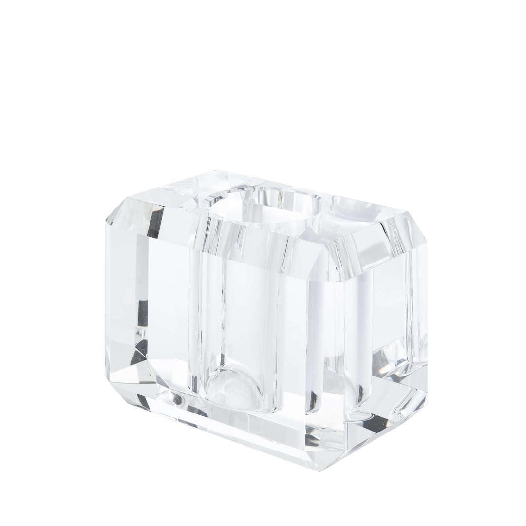 Abhika Rechteckige Glasvase Blocky
