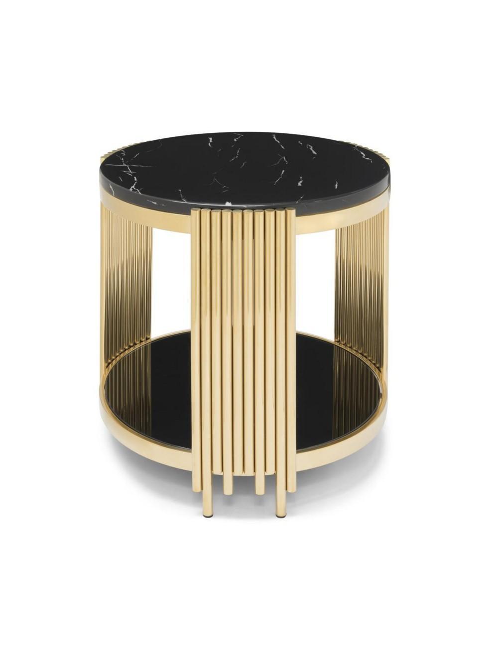 Abhika Runder Beistelltisch Chase | ø 51 cm