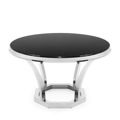 Abhika Runder Esstisch Pina Silber | ø 130 cm