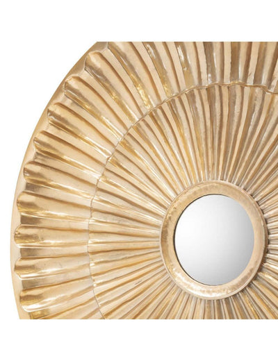 Abhika Runder Wandspiegel Sun | ø 101 cm
