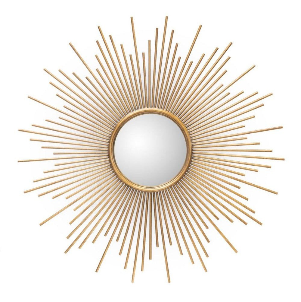 Abhika Runder Wandspiegel Sunlight | ø 100 cm