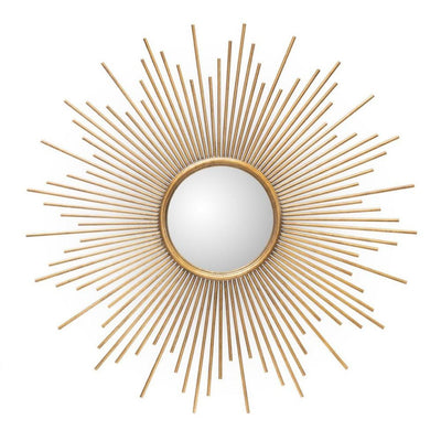 Abhika Runder Wandspiegel Sunlight | ø 100 cm