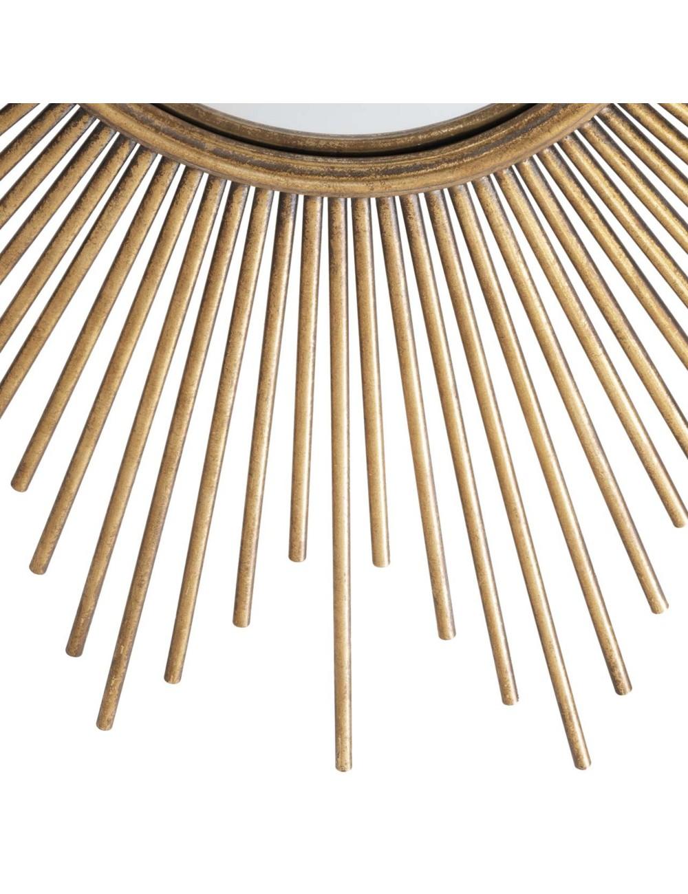 Abhika Runder Wandspiegel Sunlight | ø 100 cm