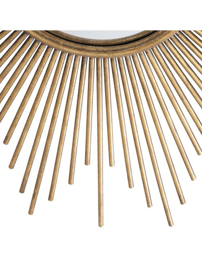 Abhika Runder Wandspiegel Sunlight | ø 100 cm