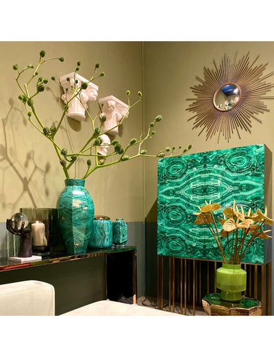 Abhika Runder Wandspiegel Sunlight | ø 100 cm