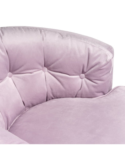 Abhika Samt-Loungesessel Crown | ø 90 cm