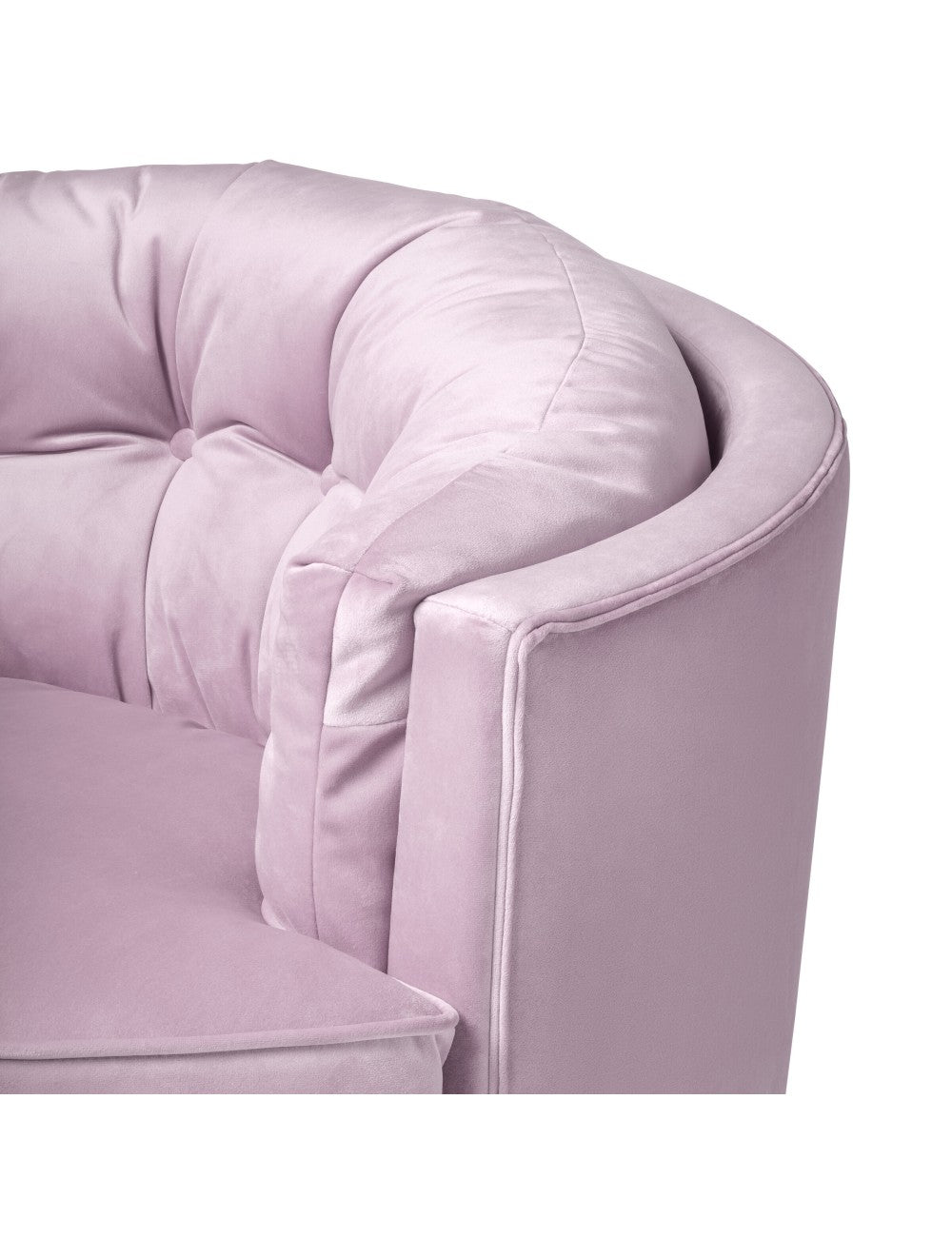 Abhika Samt-Loungesessel Crown | ø 90 cm