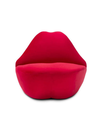 Abhika Sessel Lips Kussmund | Rot