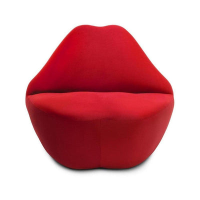 Abhika Sessel Lips Kussmund | Rot