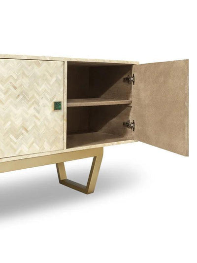Abhika Sideboard Bonnie Ivory | 221x45 cm
