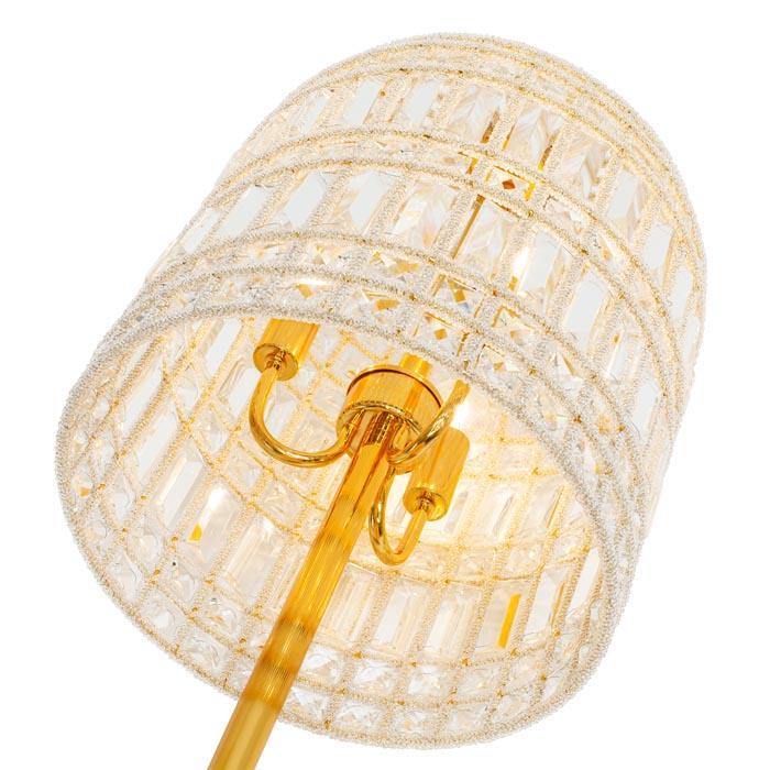 Abhika Stehlampe Crystal Dome | H 168 cm