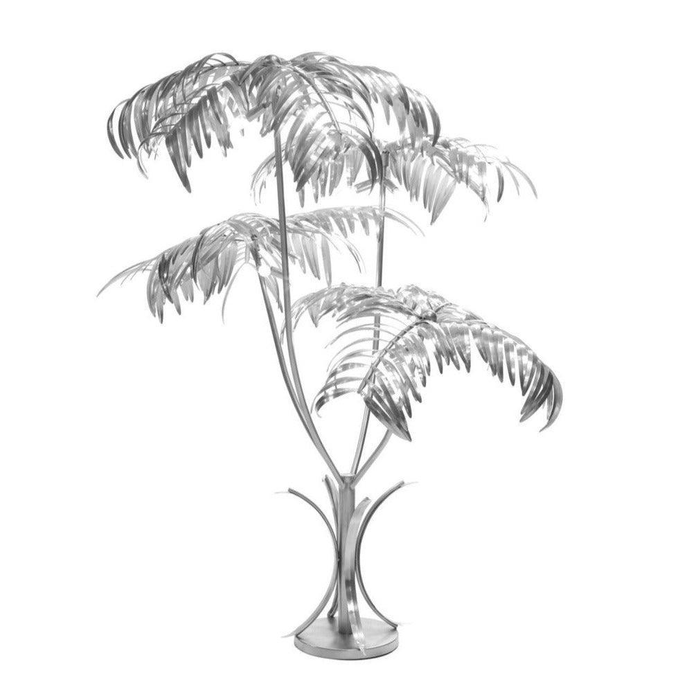 Abhika Stehlampe Kenzia Silber | H 175 cm