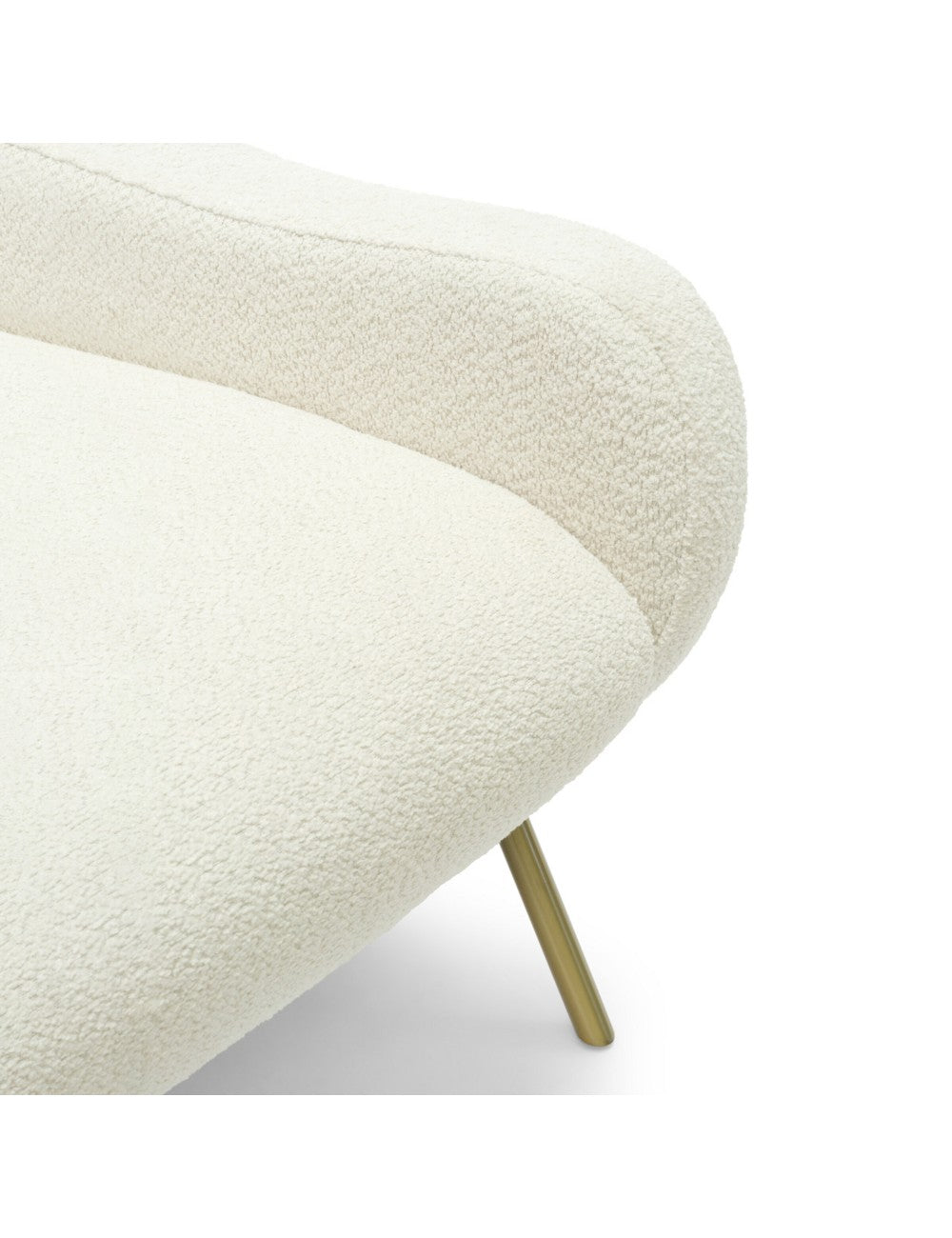 Abhika Teddy-Loungesessel Gilly | Ivory
