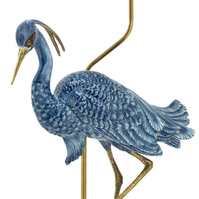 Abhika Tischlampe Heron Schwarz | H 101 cm