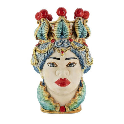 Abhika Vase Teste di Moro Lady Big Traditional | H 48 cm