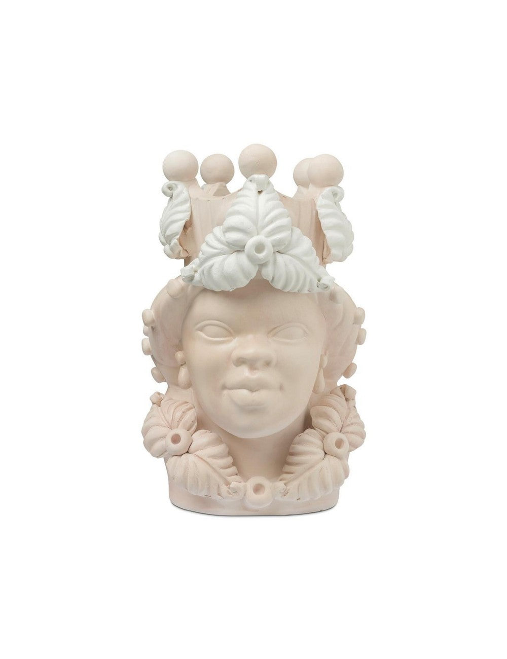Abhika Vase Teste di Moro Lady Eve Terra | H 33 cm