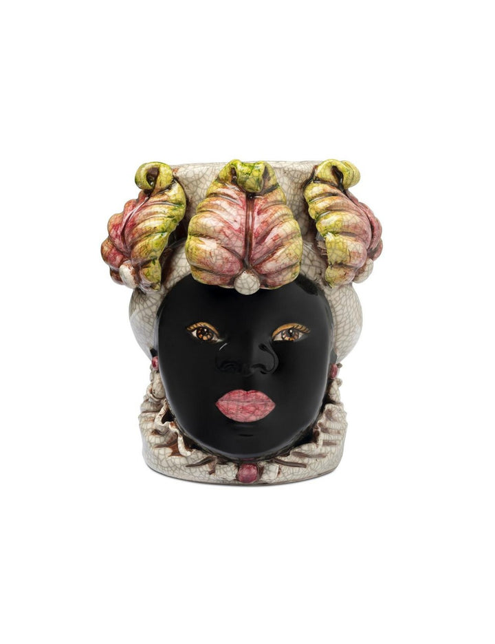 Abhika Vase Teste di Moro Lady Fig Small | H 18 cm