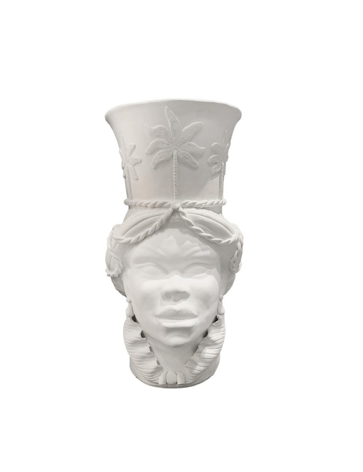 Abhika Vase Teste di Moro Lady Giant Palm | H 76 cm