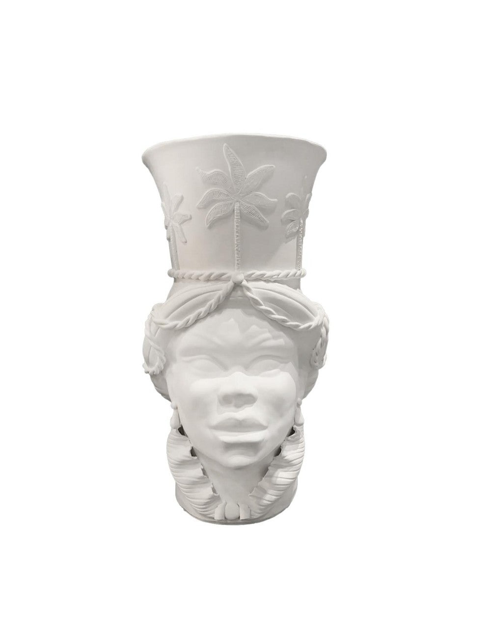 Abhika Vase Teste di Moro Lady Giant Palm | H 76 cm