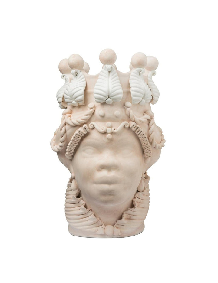 Abhika Vase Teste di Moro Lady Terra Big | H 48 cm