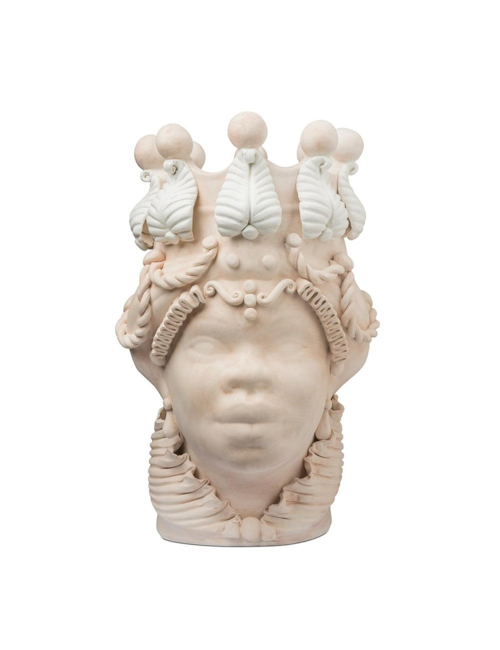 Abhika Vase Teste di Moro Lady Terra Big | H 48 cm