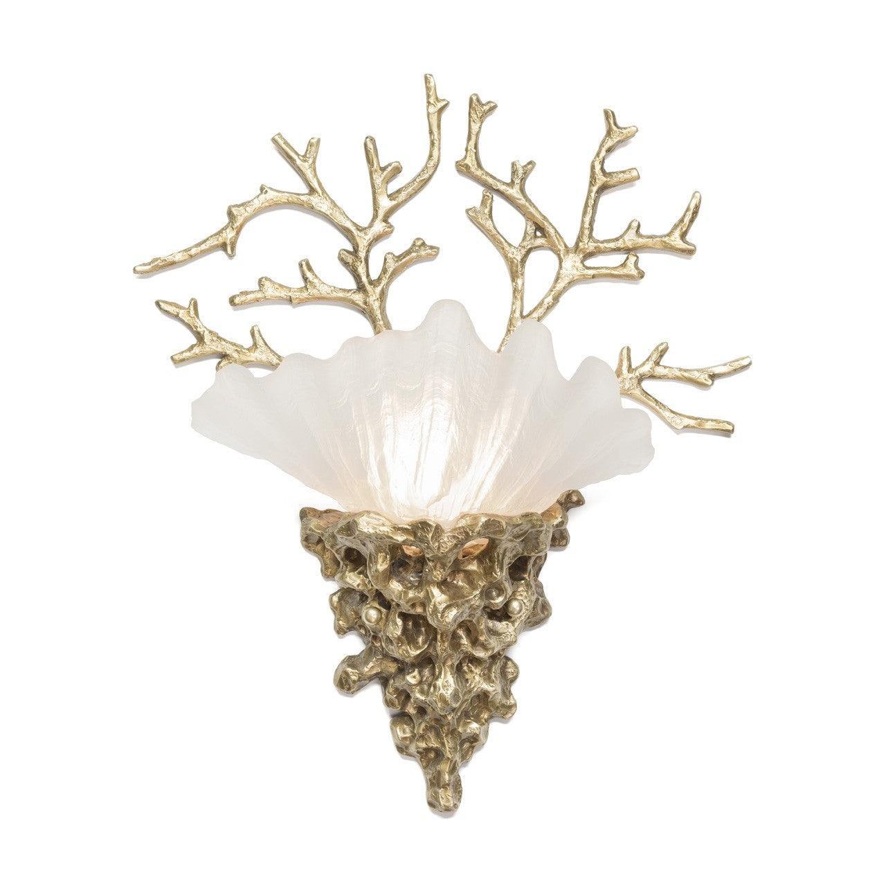 Abhika Wandlampe Krizia Shell | H 38 cm