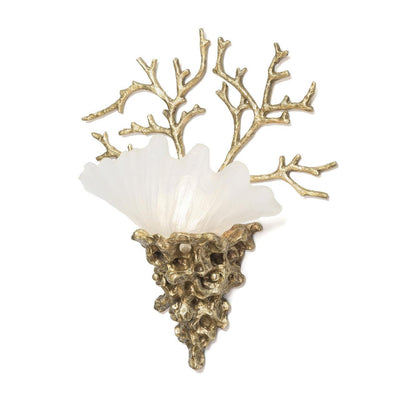 Abhika Wandlampe Krizia Shell | H 38 cm