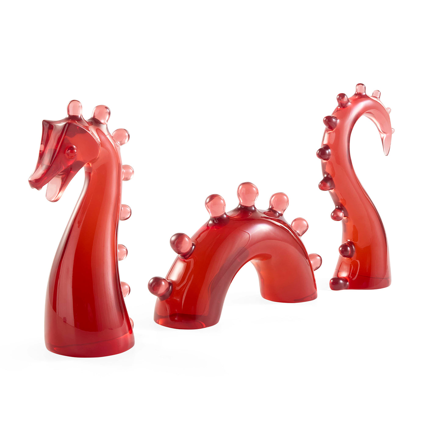 Jonathan Adler Acryl Skulptur Dragon | 3-teilig