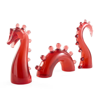 Jonathan Adler Acryl Skulptur Dragon | 3-teilig