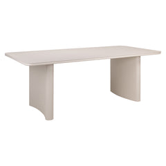 Richmond Interiors Outdoor Esstisch Senza Helles Beige | 220x100 cm